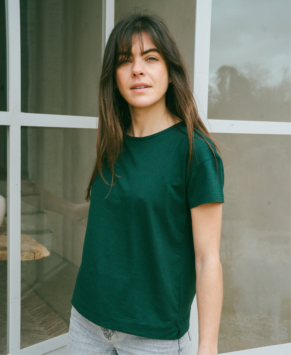 T-shirt boxy Femme