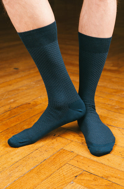 Chaussettes nid d’abeille Fil d'Écosse