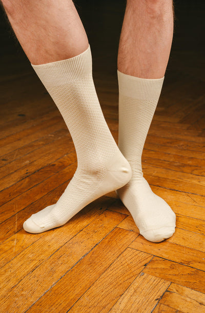 Chaussettes nid d’abeille Fil d'Écosse
