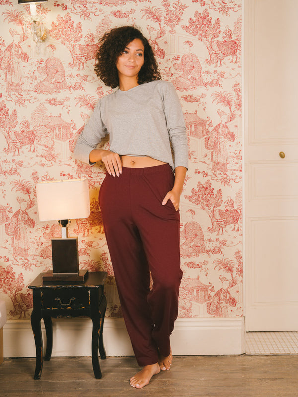 Ensemble de pyjama coton biologique tencel lyocell femme