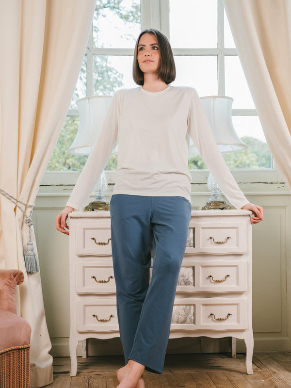 Ensemble de pyjama coton biologique tencel lyocell femme