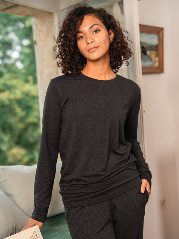 Ensemble de pyjama coton biologique tencel lyocell femme